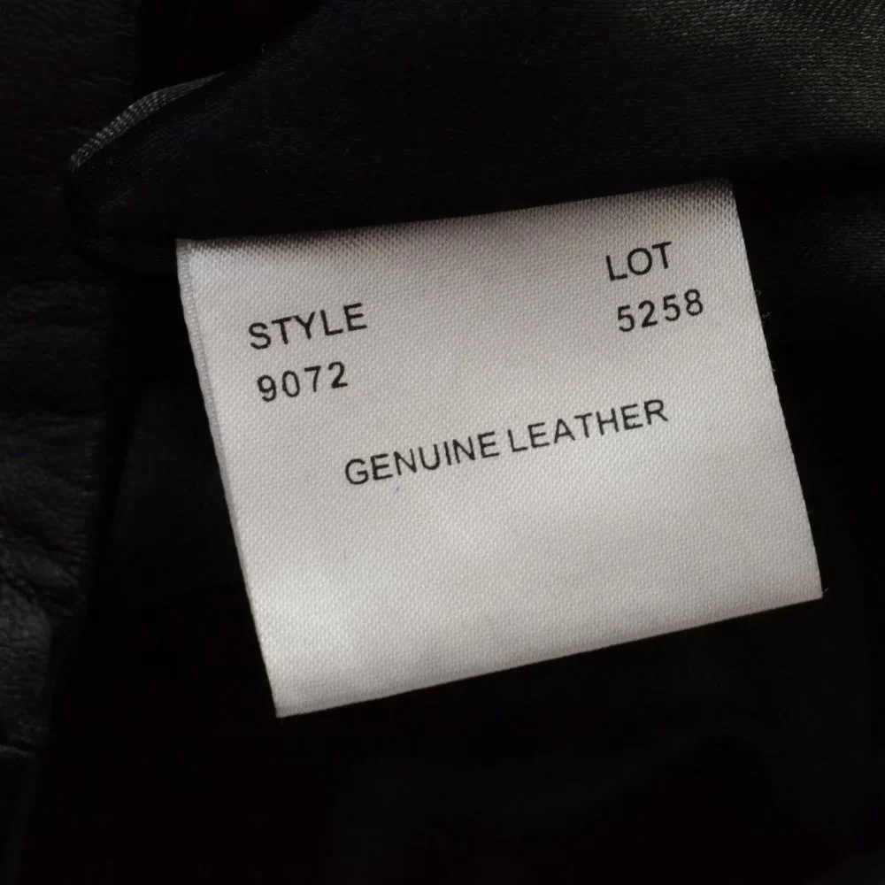 Bagatelle Black Leather Jacket Size Large Full Zip - Picture 13 of 14